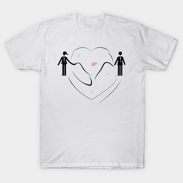 Lovely #17 T-Shirt by 3web3art